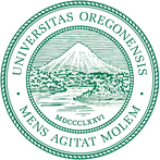 This pciture is of the seal of the University of Oregon. 